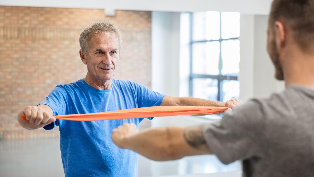 Banded Shoulder External Rotation therapeutic exercise