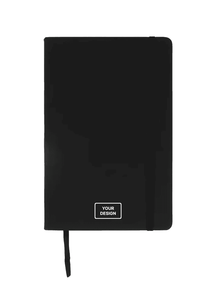 curstomizeable black notebook
