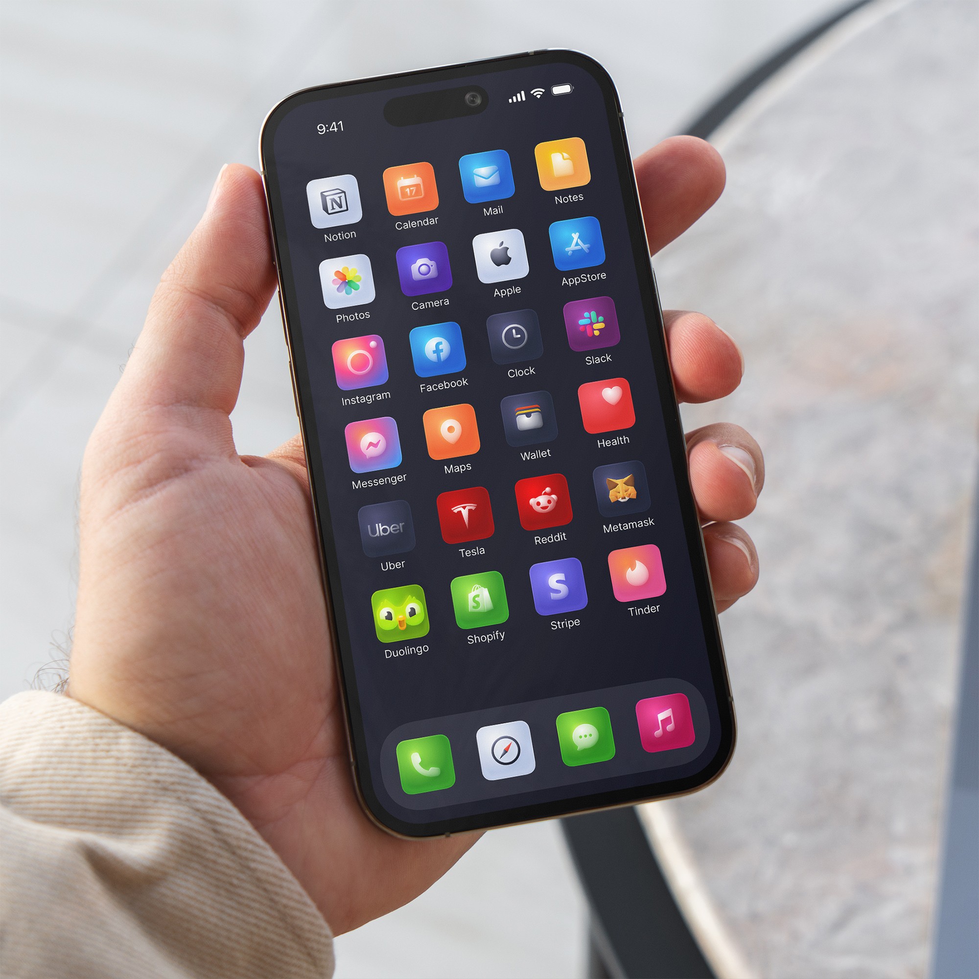 10+ Best Dark and Black iOS App Icons and Icon Packs