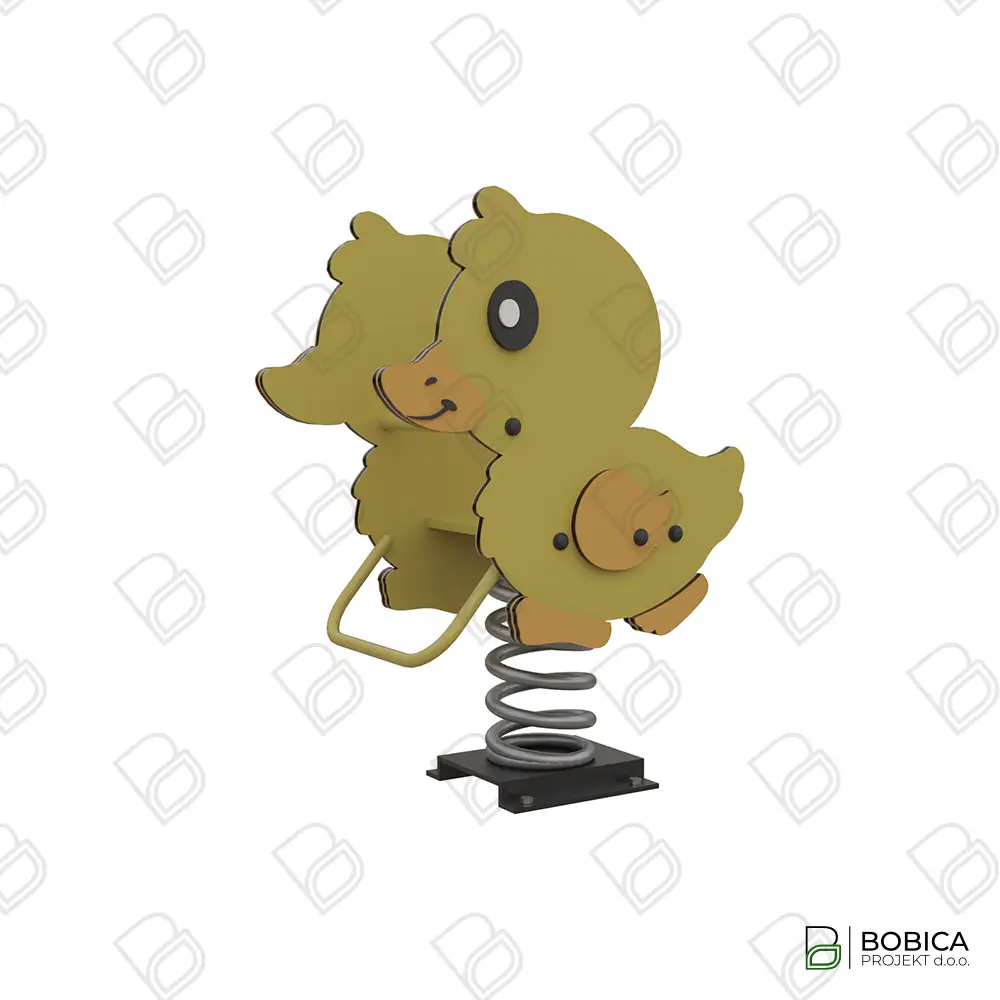Njihalica na oprugi patkica dvostruka - "Double Duckling Rocker"