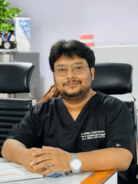 portrait of a male dentist