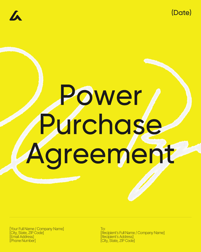 Power Purchase Agreement