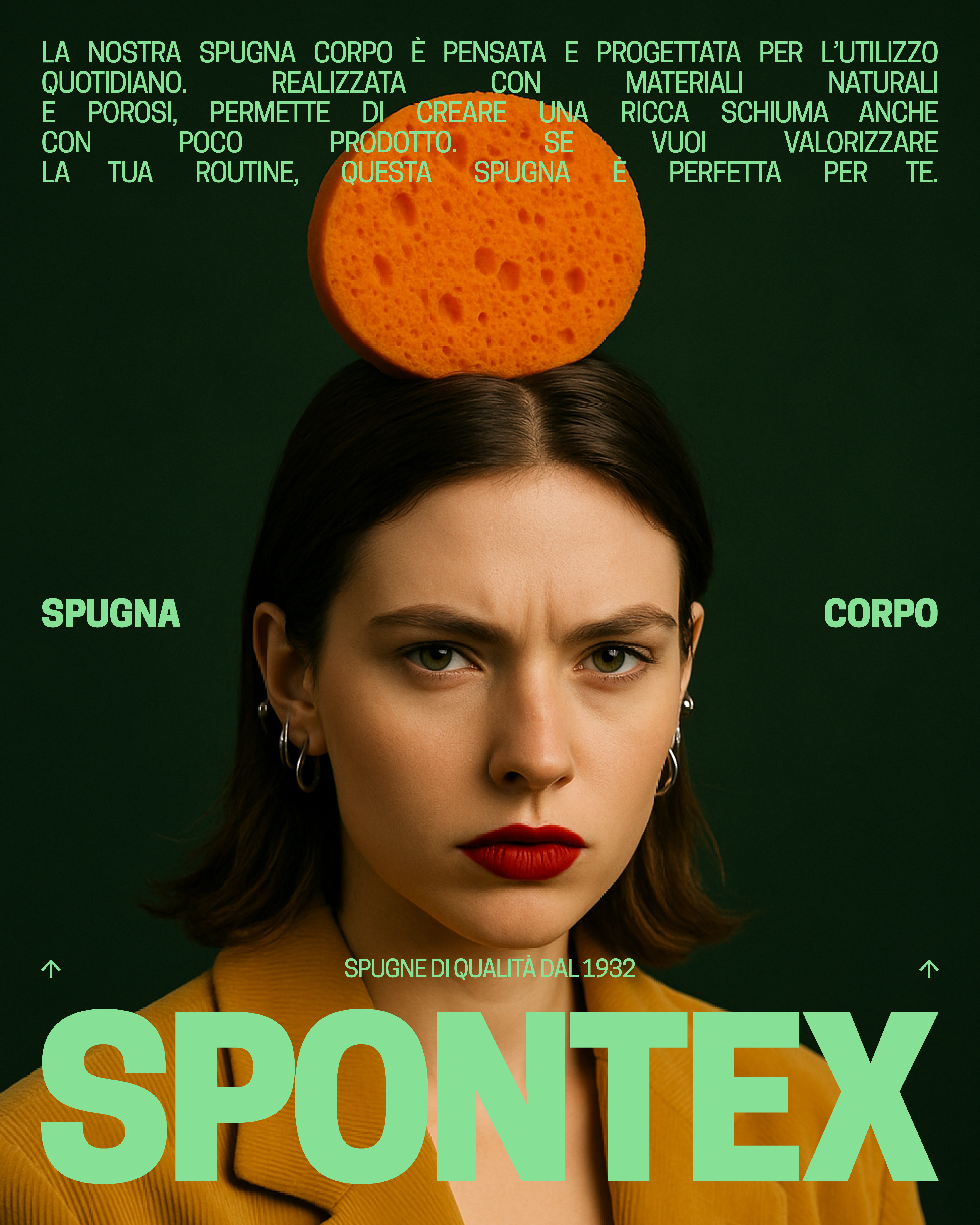 Visual Spontex body sponge