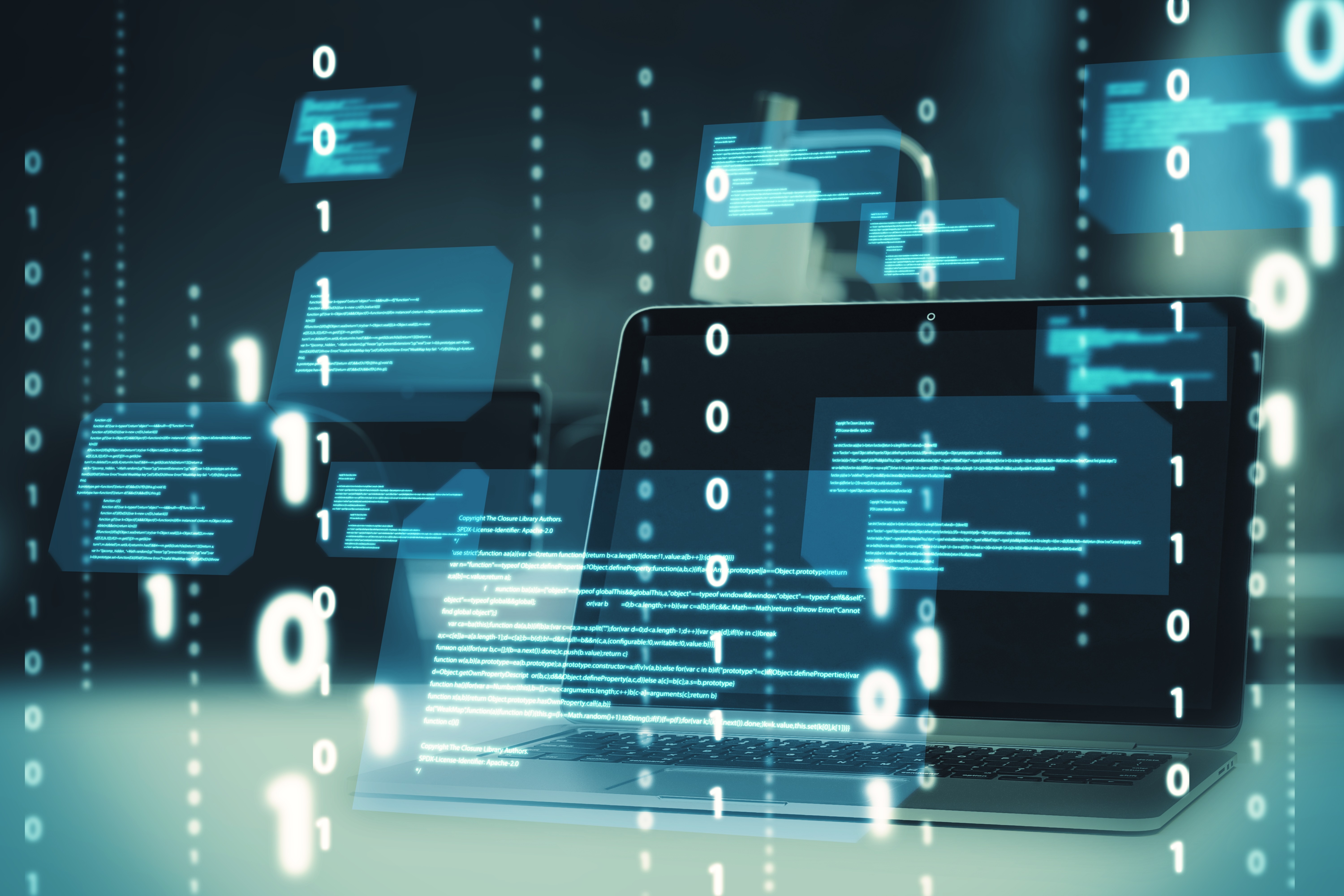 Complex data visualisation on screen, illustrating challenges in marketing strategy for financial services and data integration.