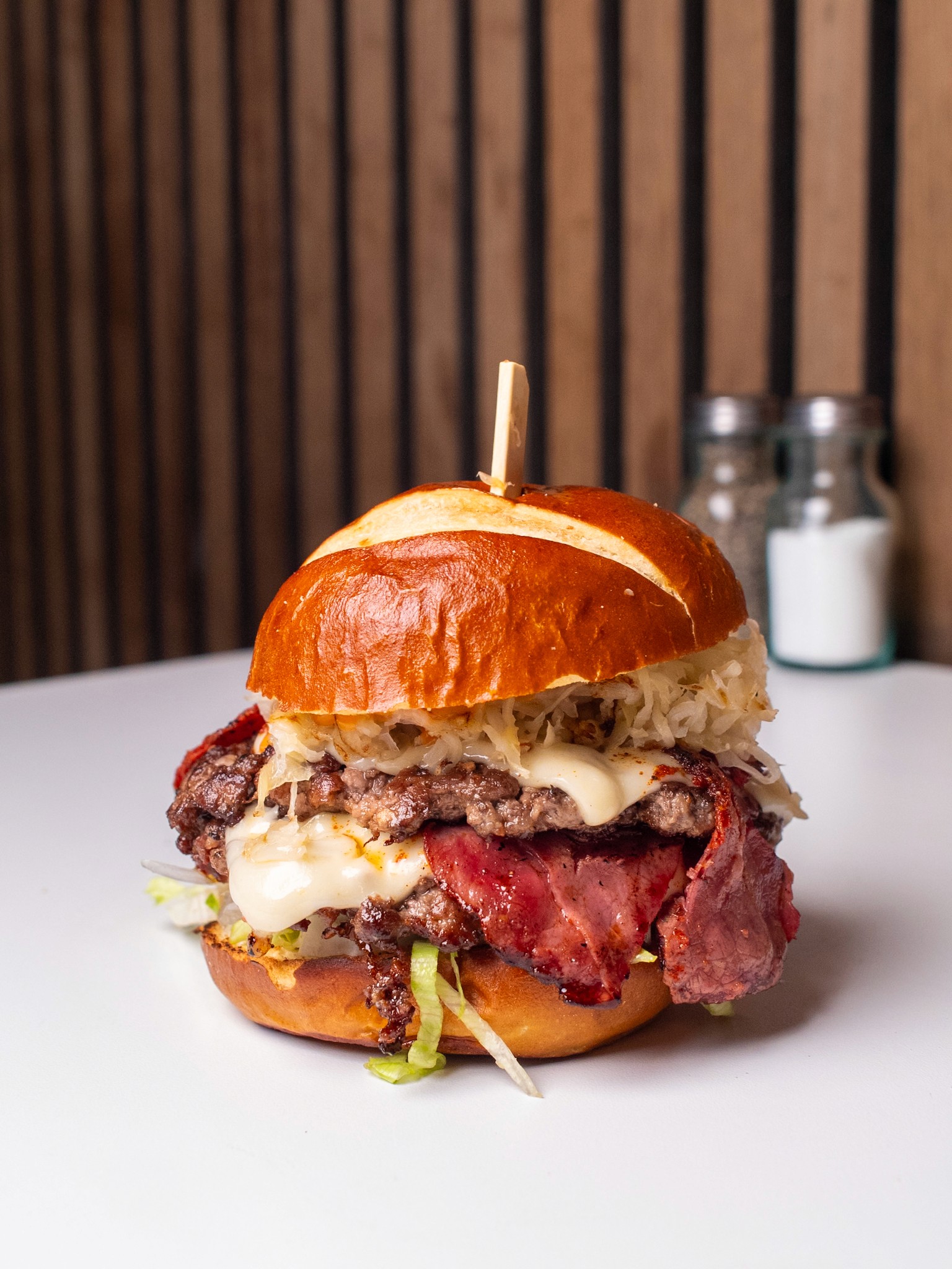 The Reuben Smash Burger