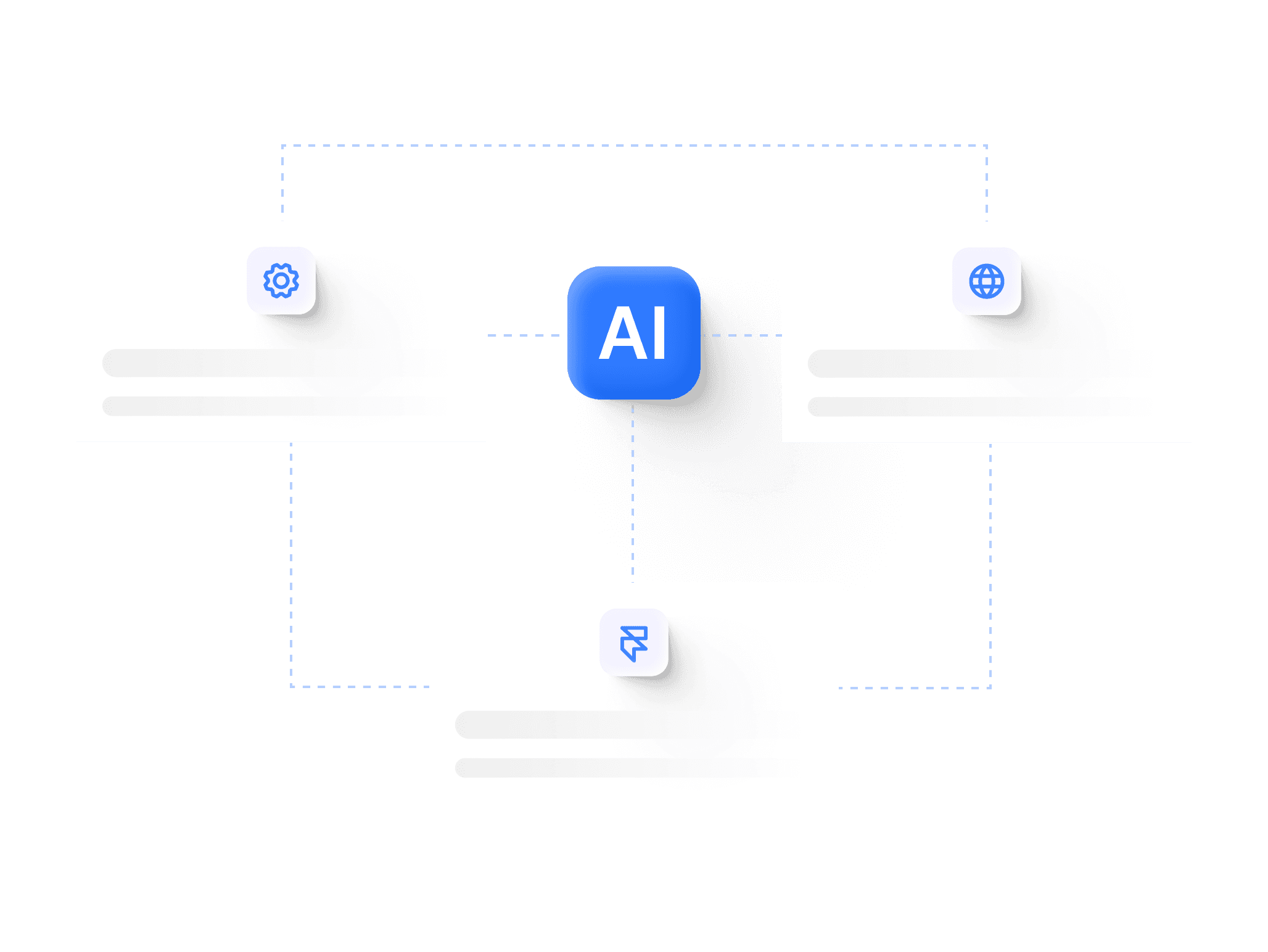 Visual representation of AI-driven workflows, highlighting automation and enhanced productivity in various tasks.