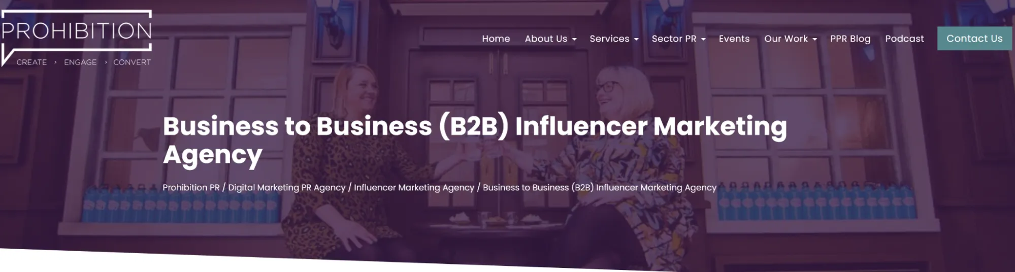 Top B2B Influencer Marketing Agency - Prohibition PR