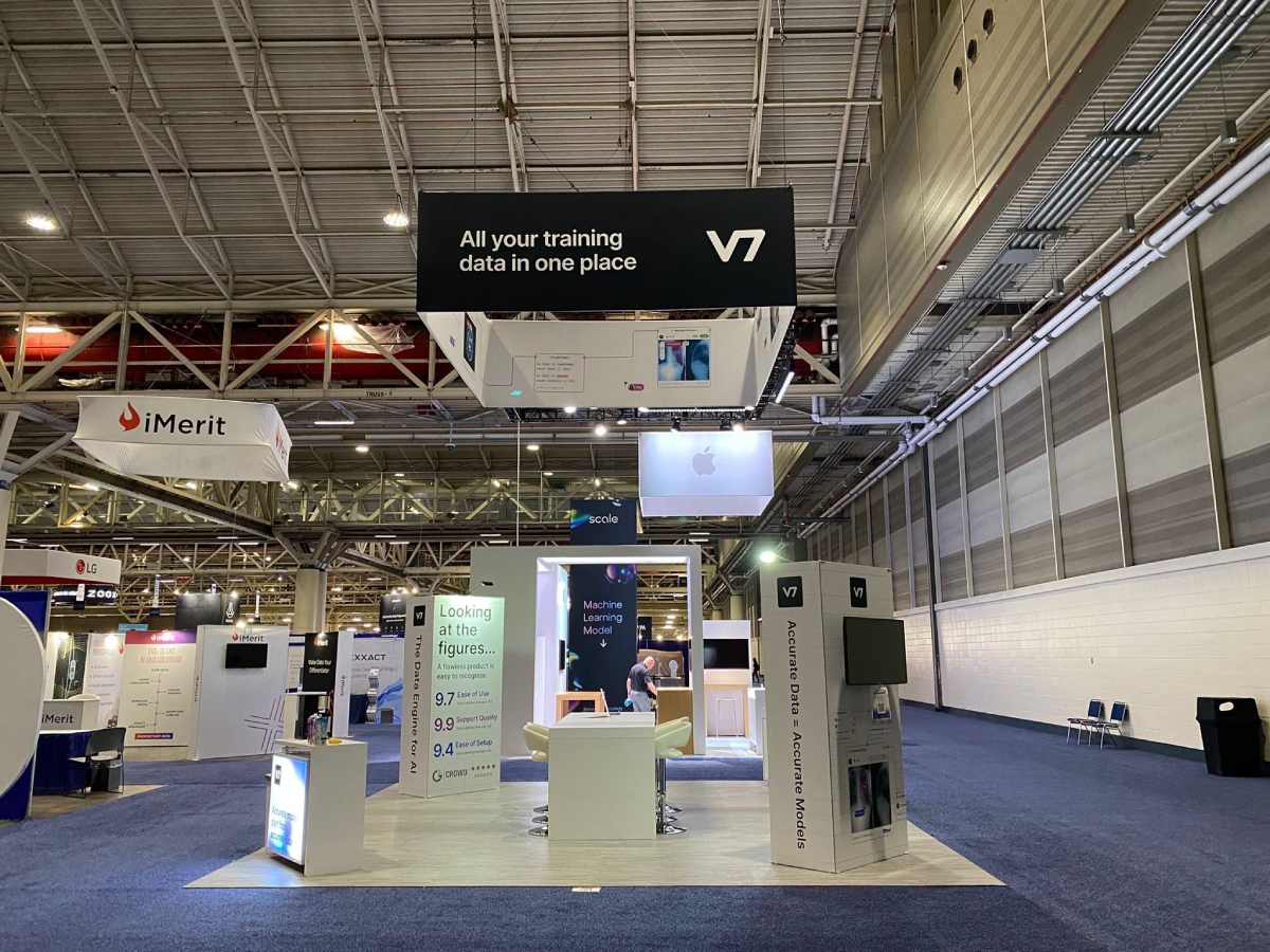 V7 booth at CVPR 2022