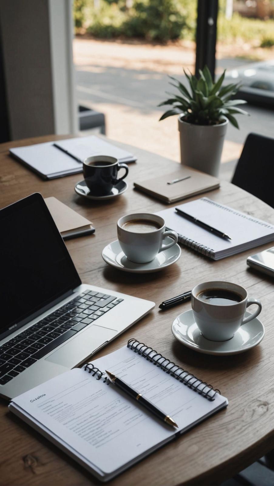 man sitting beside woman looking at a contract on DocuSign