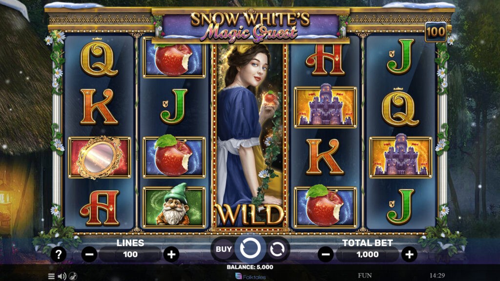 Snow White's Magic Quest - visuel Spinomenal