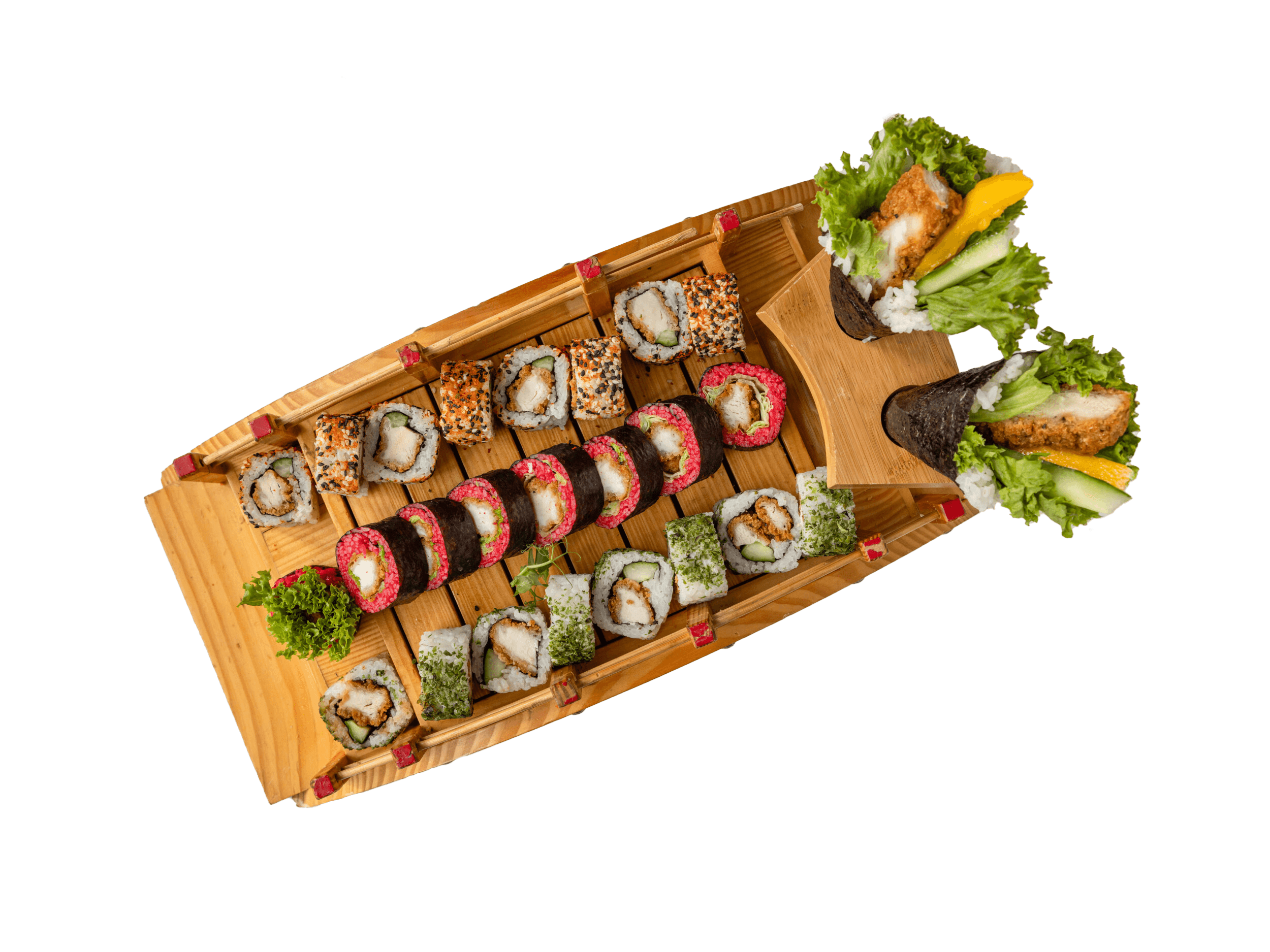Zalm tartaar roll – zalmtartaar sushi rol – verse zalm Deventerage