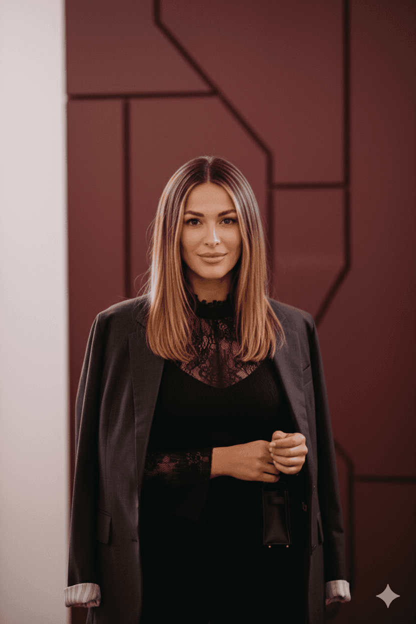 person sitting in a chair in front of a man