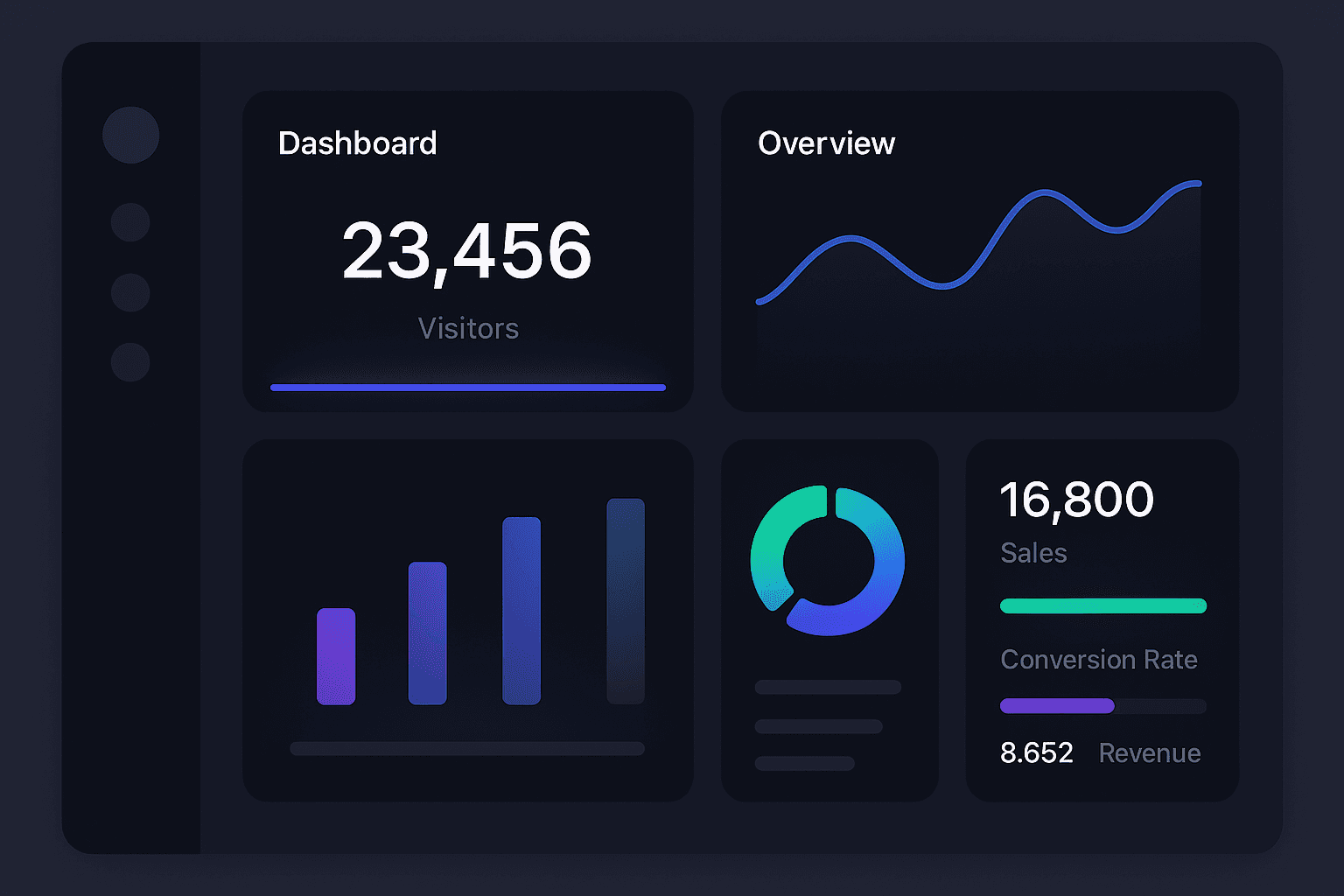 Modern UI Design Dashboard