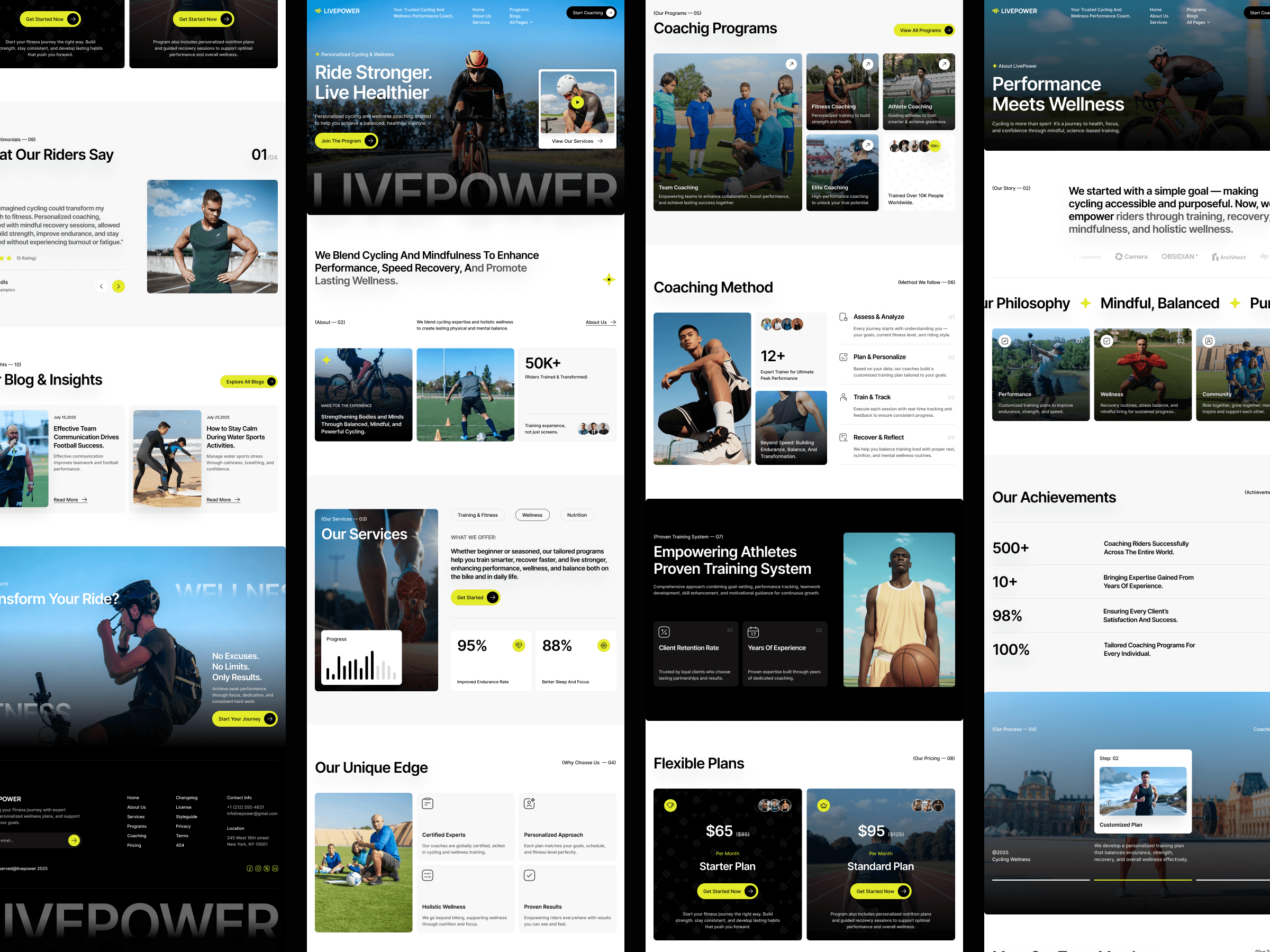 restaurant framer template