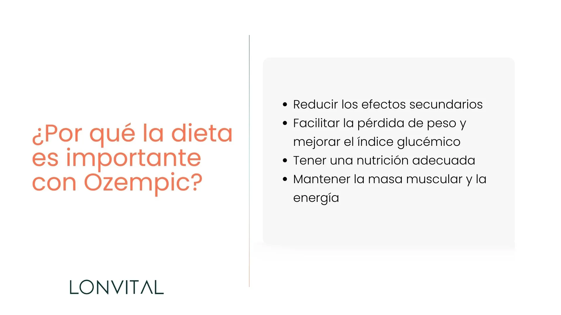 ¿Por qué la dieta es importante con Ozempic? 