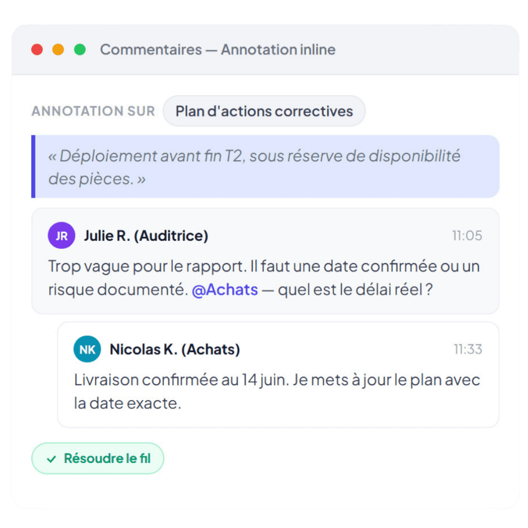commentaire dans yxir