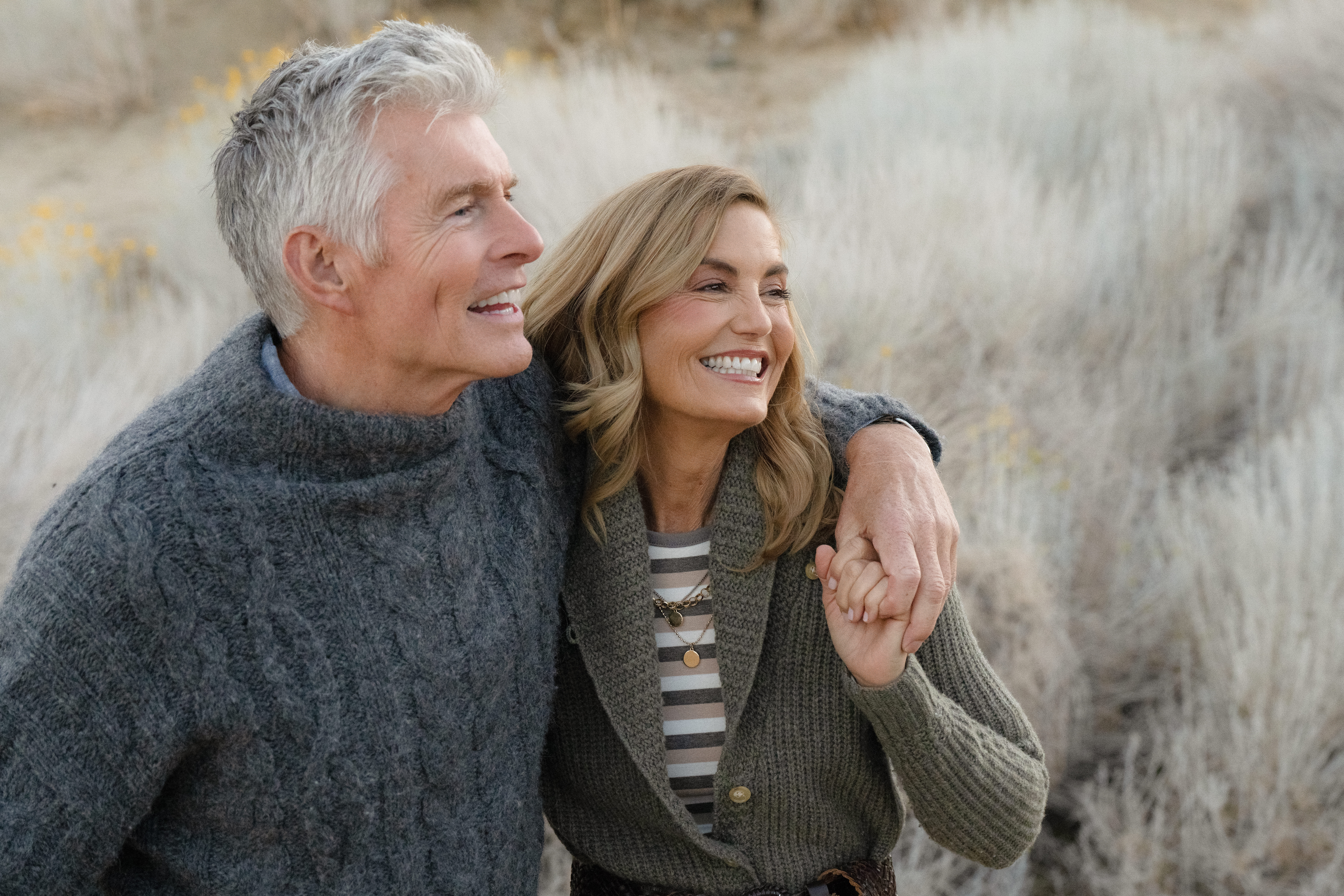 Model girl in orange coat