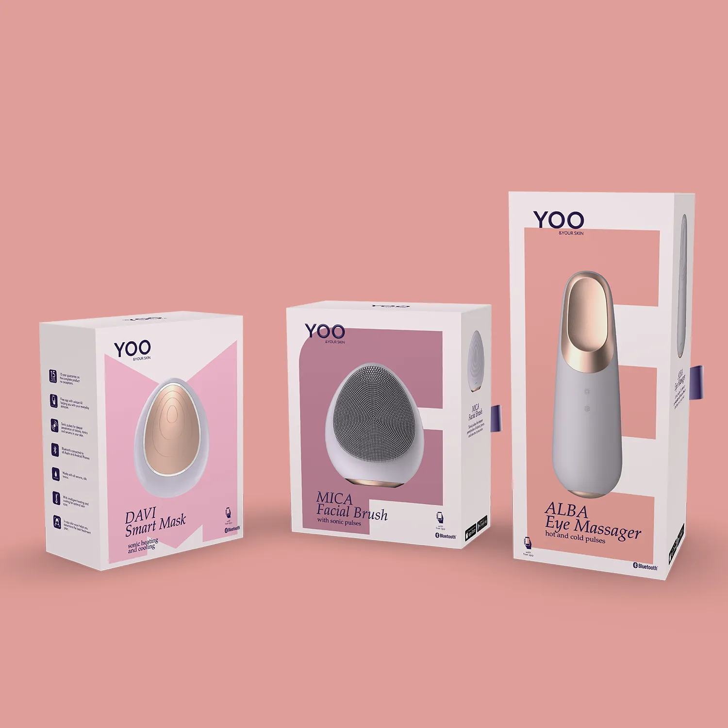 Streetside billboard with flyposters of the Batch.Works brand and illustrations