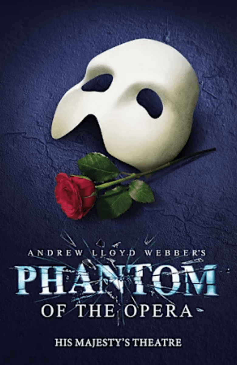 Book tickets to witness Andrew Lloyd Webber's legendary musical, "The Phantom of the Opera," live at Her Majesty's Theatre.