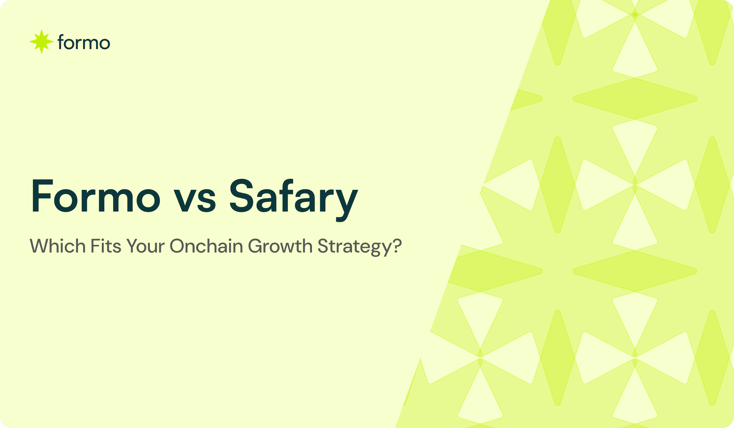 Formo vs. Safary hero image