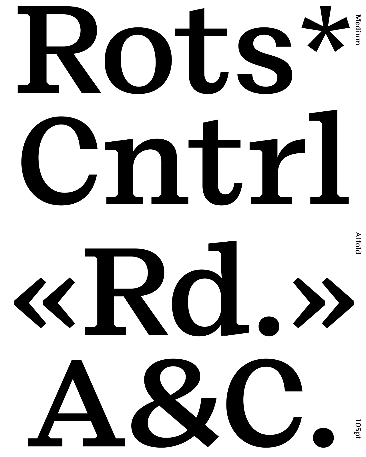 Alfold type family specimen