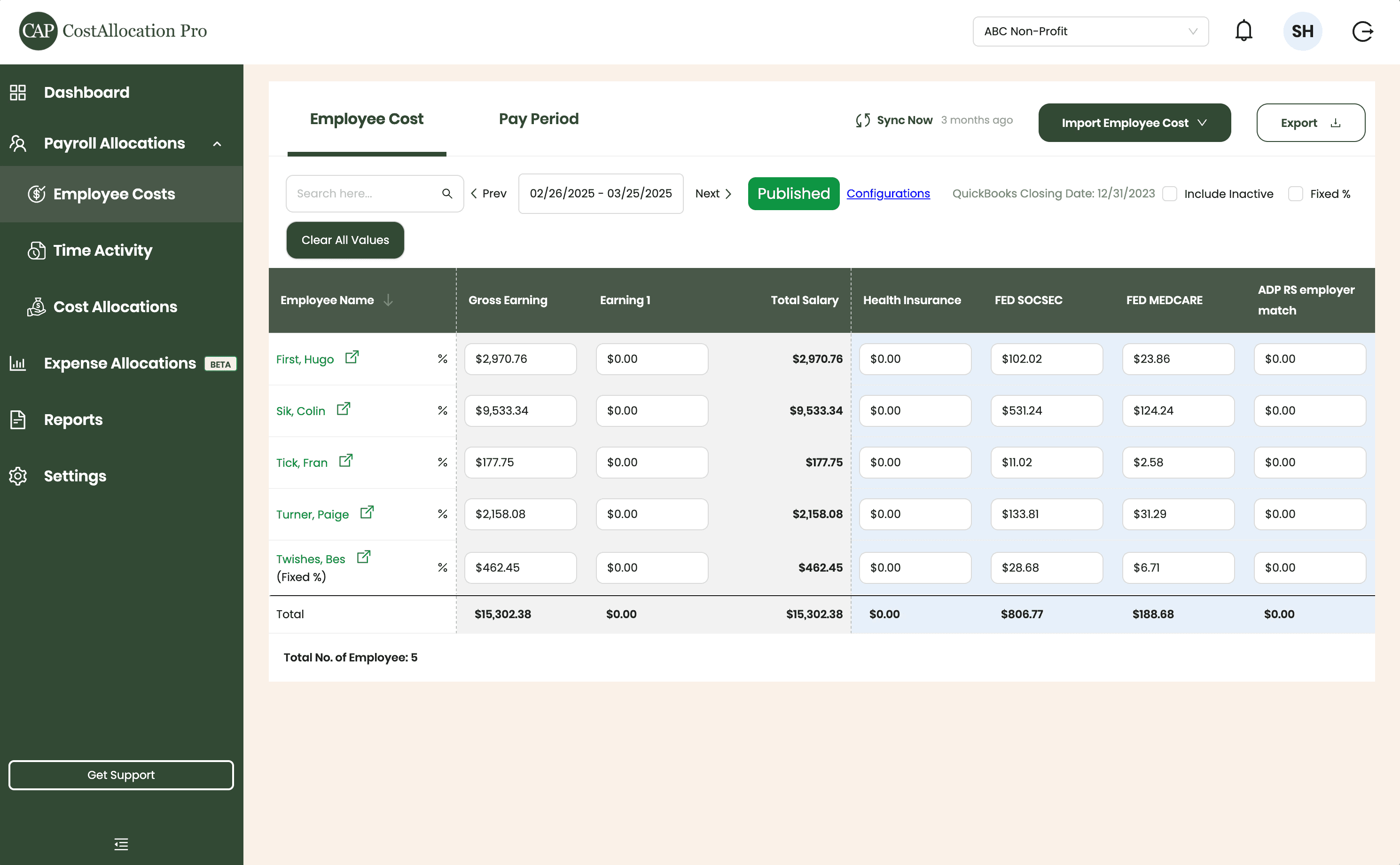 Business dashboard showing revenue, deals, customer list, growth chart, and new activity.