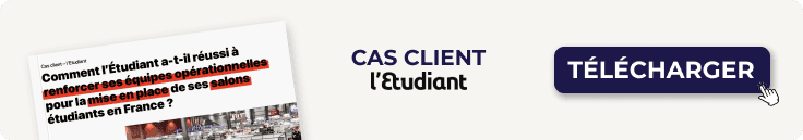cas client l'étudiant interim evenementiel