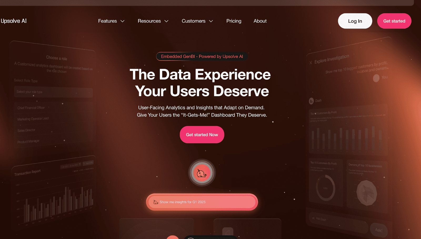 Upsolve AI Home Page