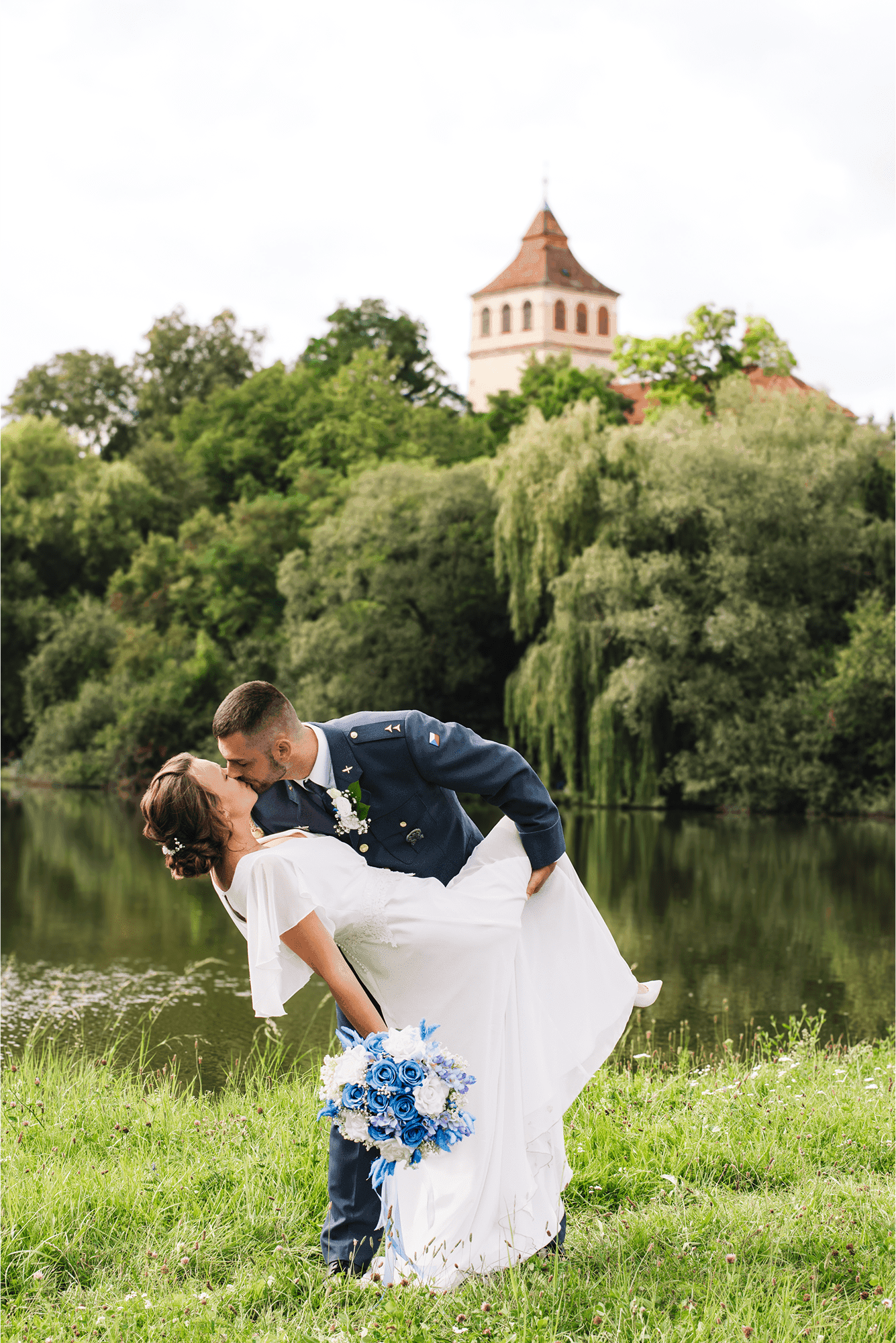 beautiful couple outdoors
