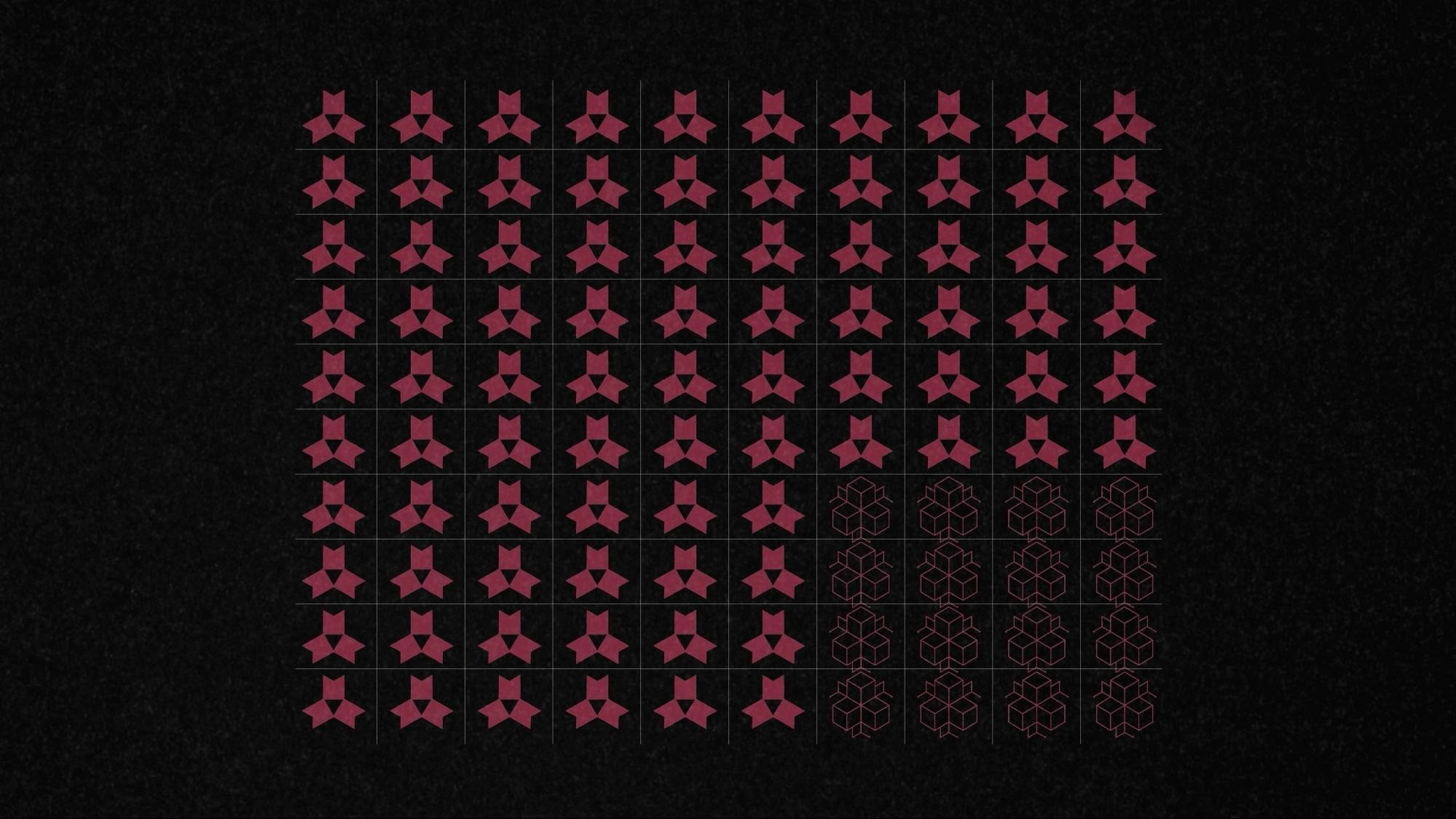 3D render of quantum computing qubits from a Fello production