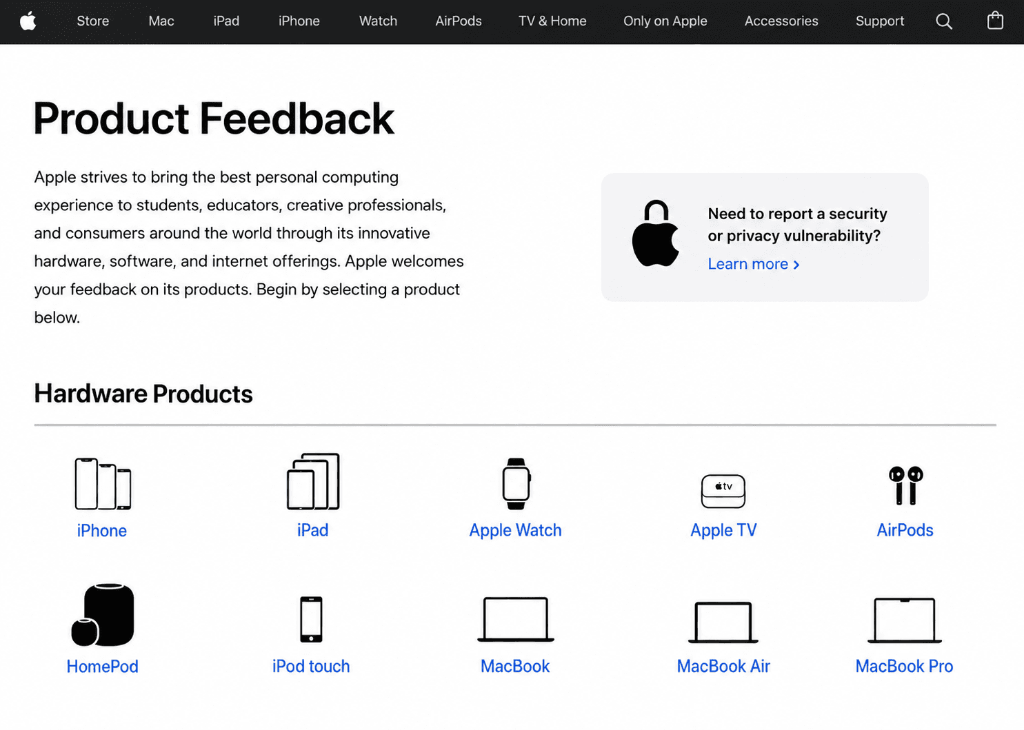 Product/Service Survey