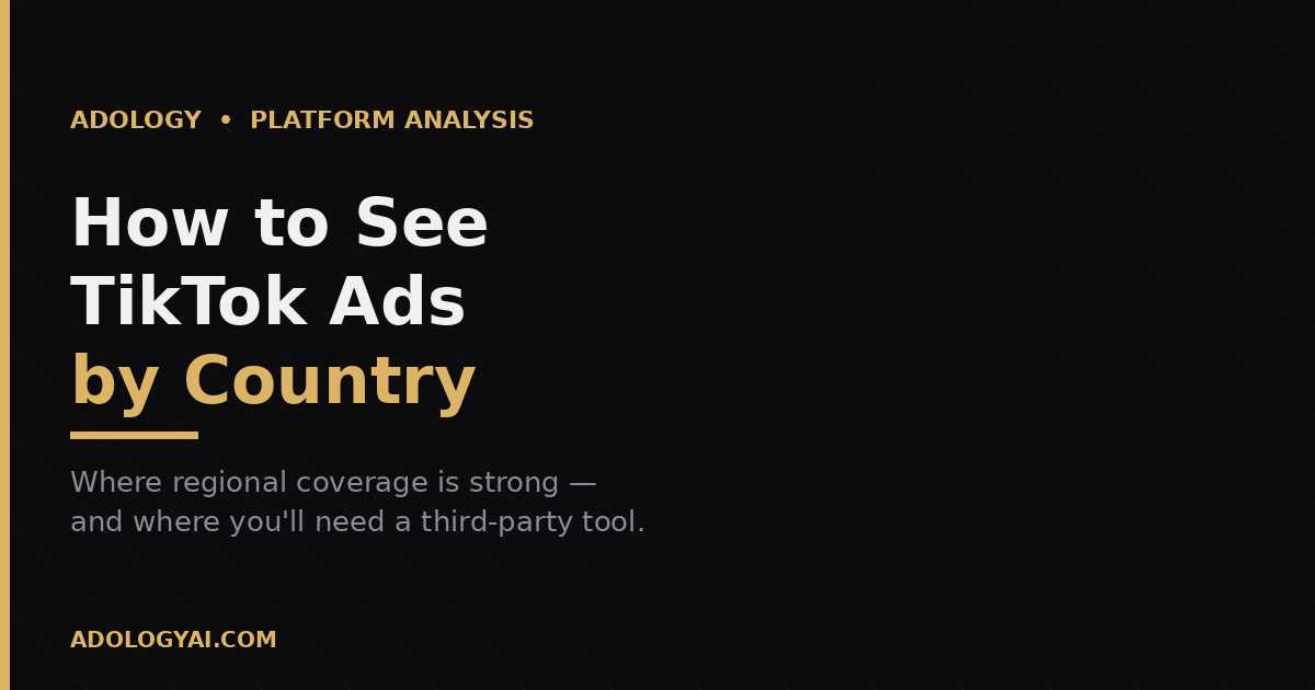 Adology AI social media case study featuring six rising brands on Meta and TikTok