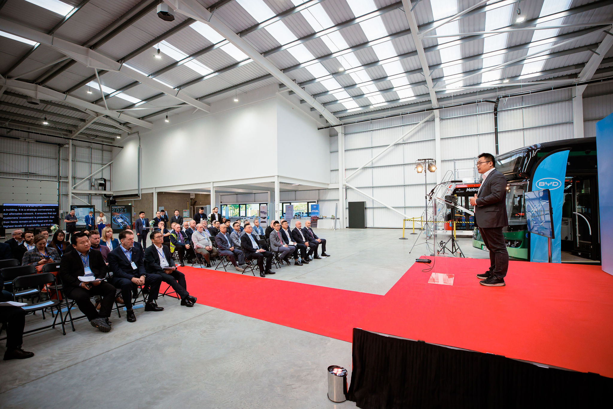 Snow-covered chalet venue for IQUW corporate ski event