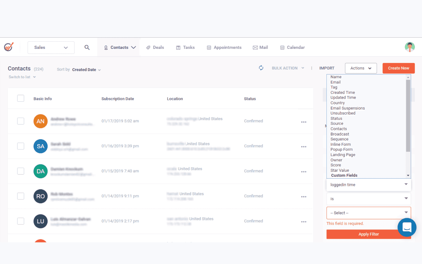 engagebay manage your contacts&nbsp;