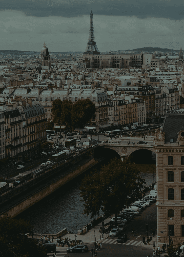 vue sur la tour eiffel à paris