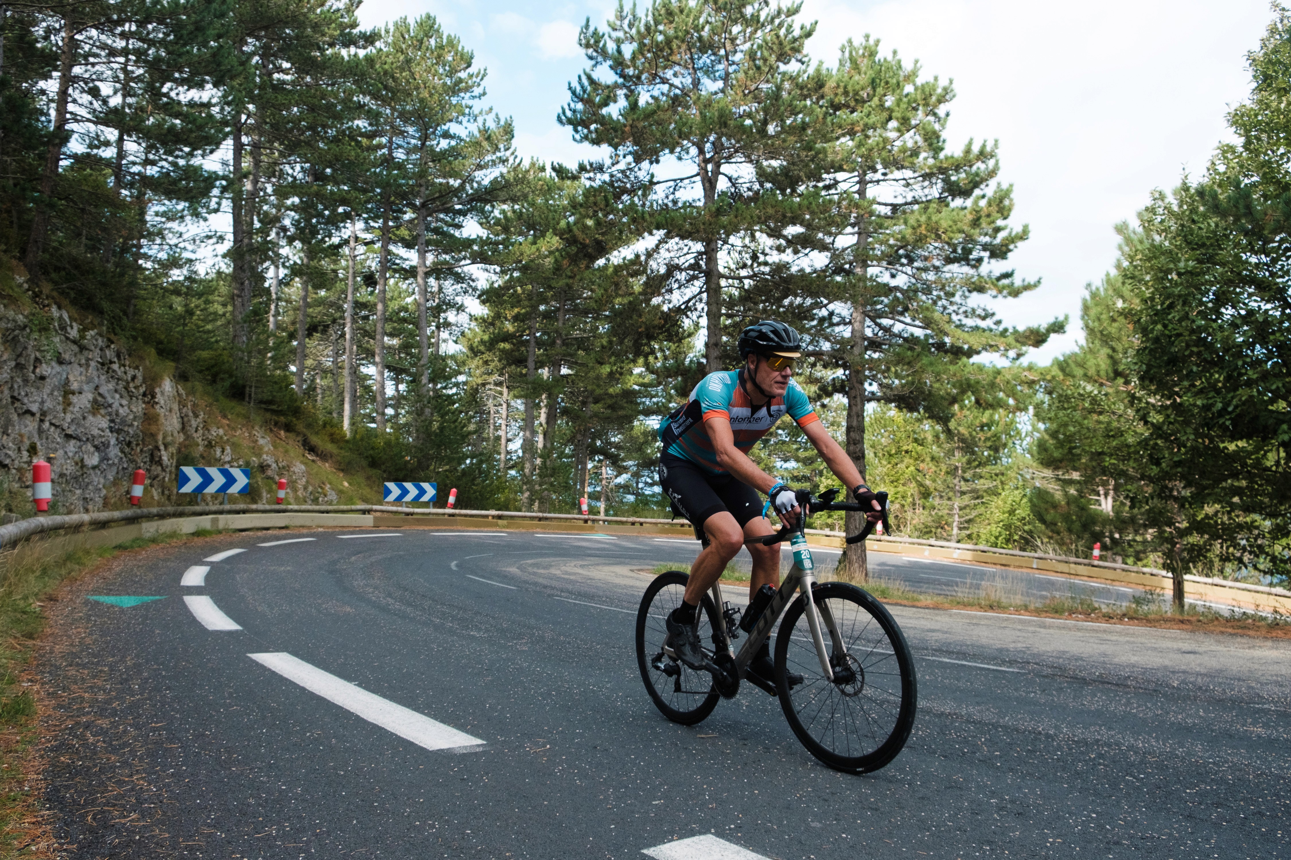 Fietser op de Ventoux