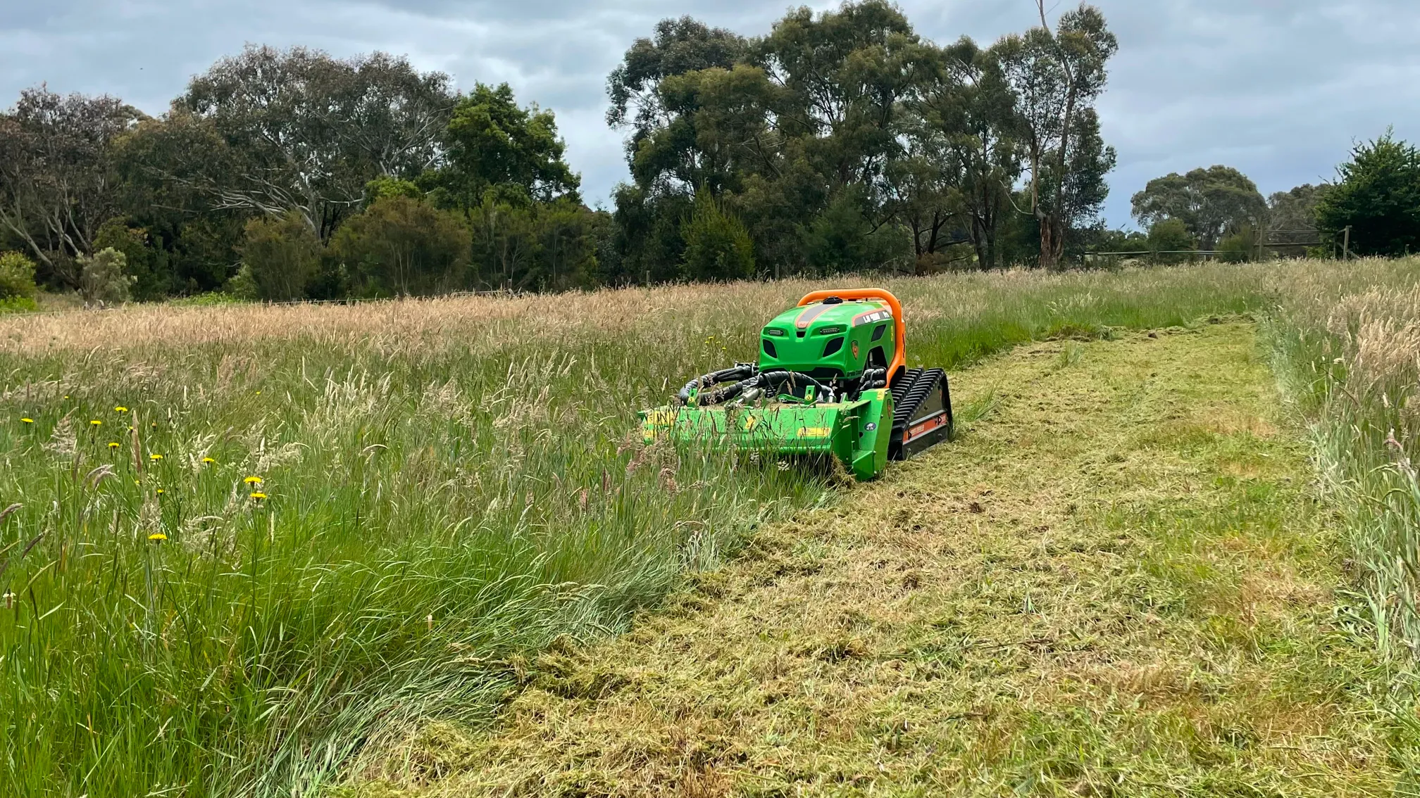 The Green Climber Mowing Lawns