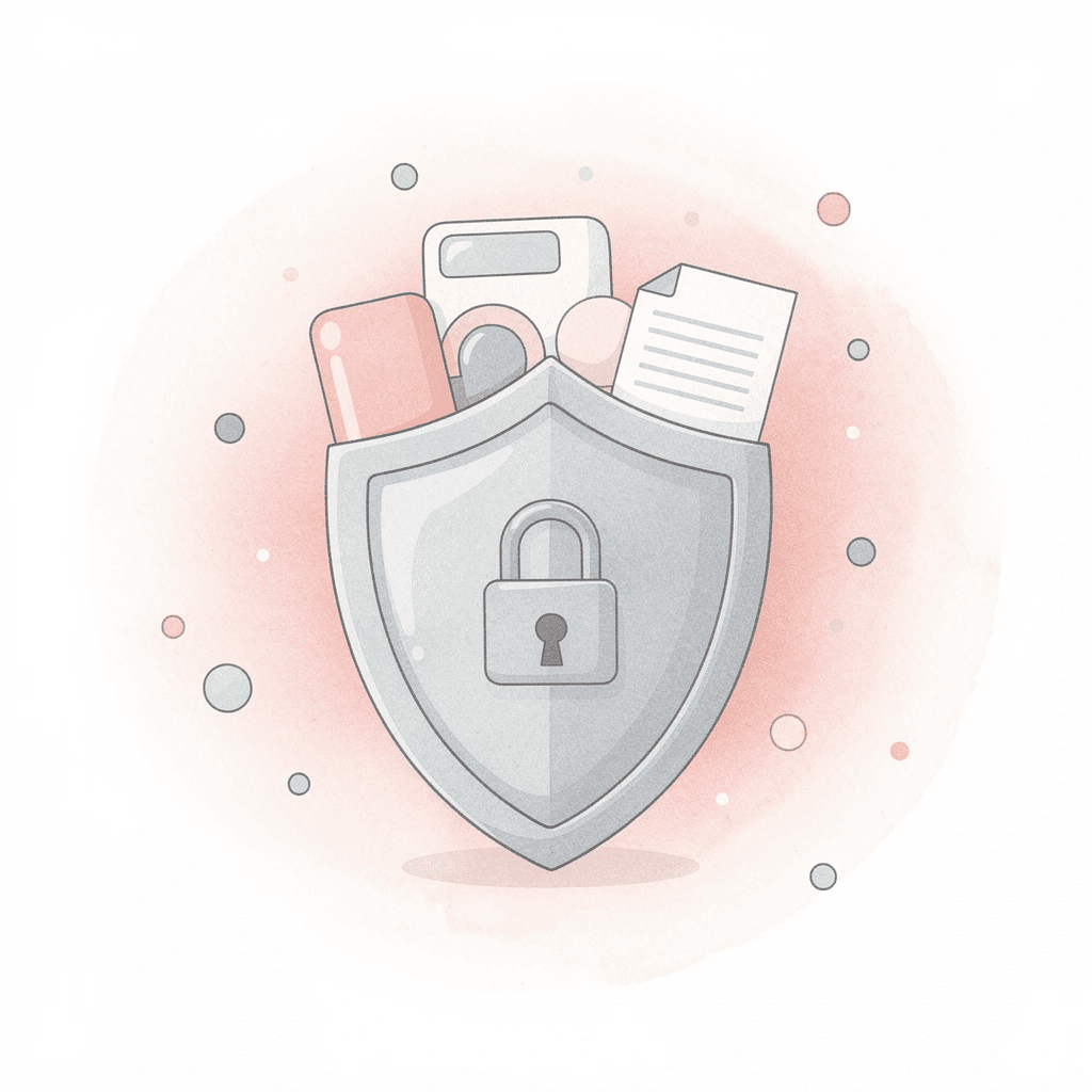 Shield protecting building representing member trust and credibility