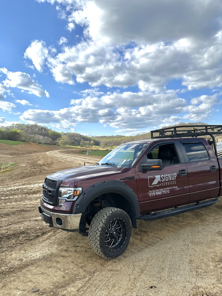 Sign Installation 2