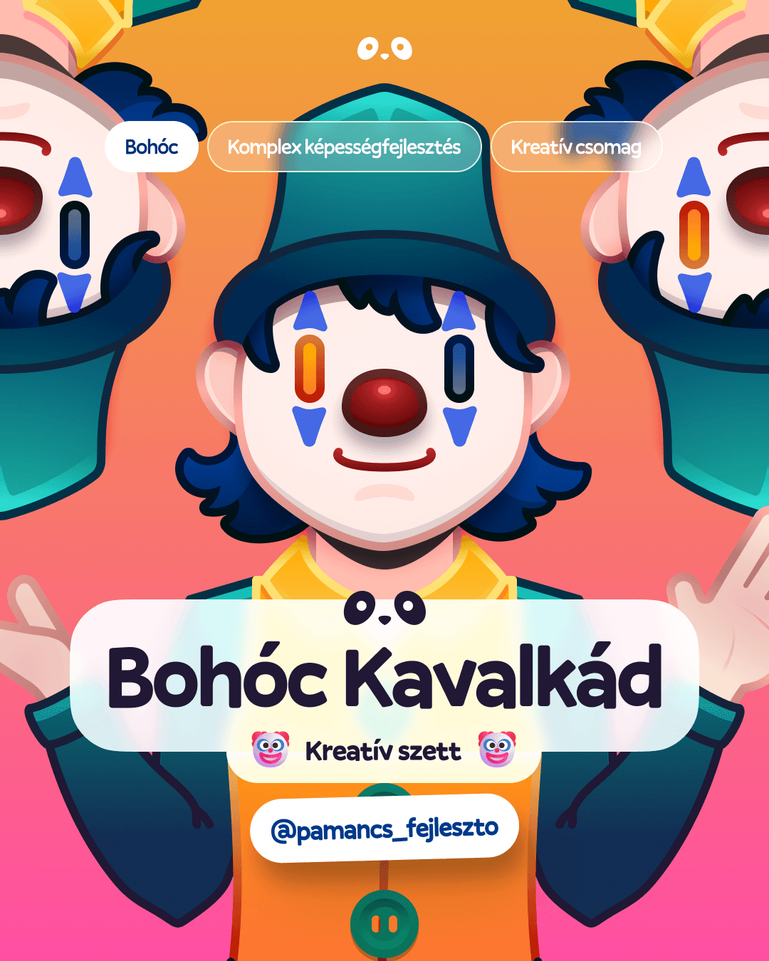 bohócos farsangi játék