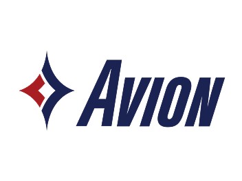 Avion Solutions logo with a red and blue diamond-shaped emblem next to the word “Avion” in bold navy text.