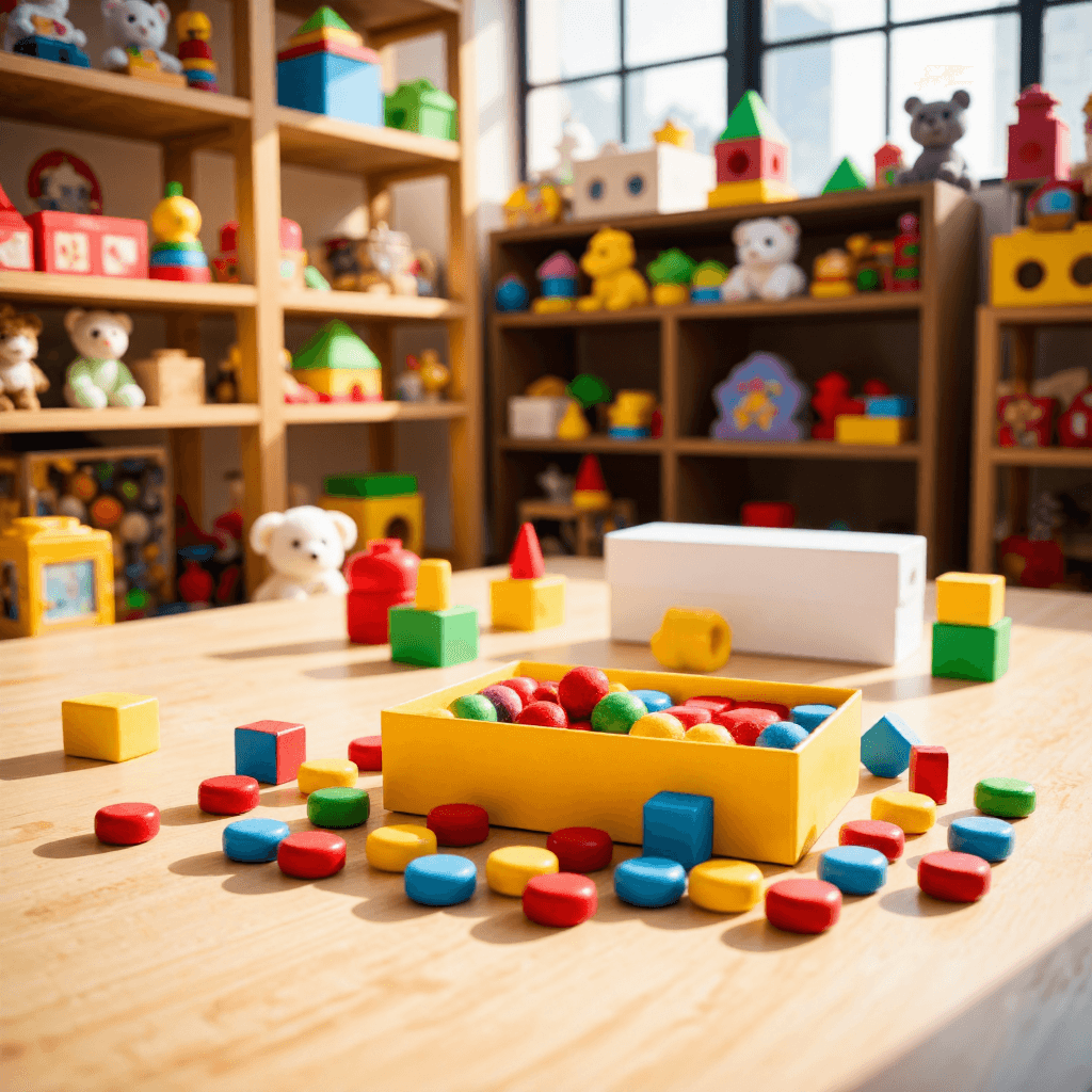 product photography of a box of magnets