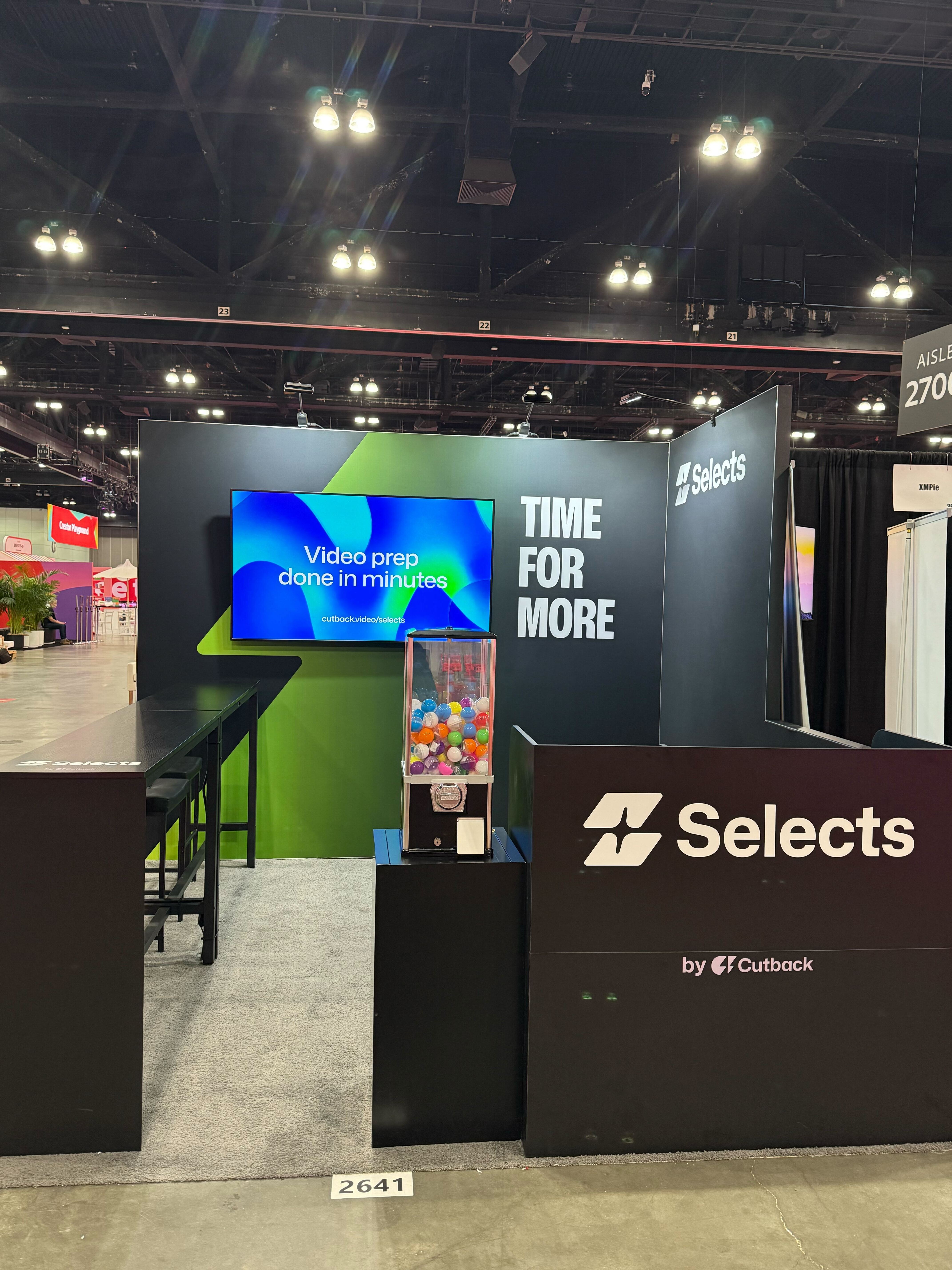 Selects by Cutback booth at Adobe MAX 2025, Los Angelese Convention Center booth 2641