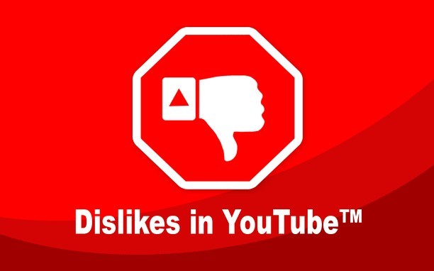 dislikes on youtube