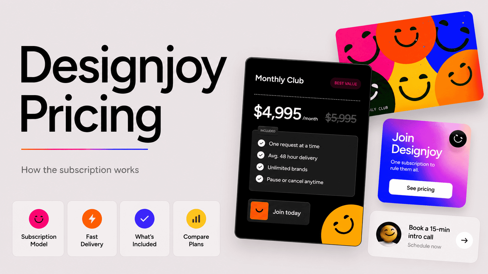 Designjoy pricing and services breakdown