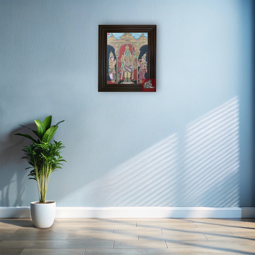 Antique Kothanda Ramar Tanjore Painting