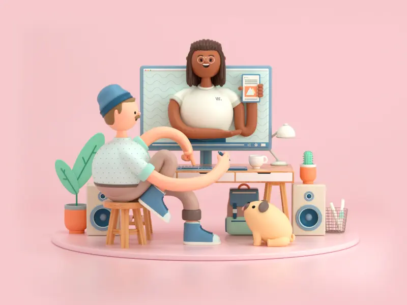 Andy Lecture from Furman University speaking on a Jamworks video call.