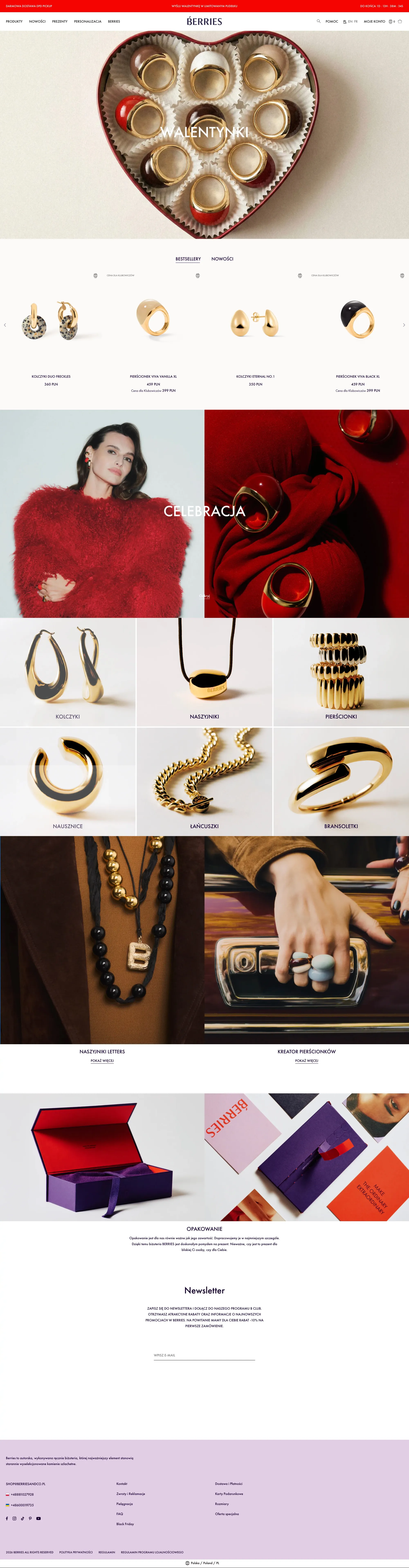 Modne i autorskie projekty ecommerce page screenshot showcasing Ecommerce and Fashion design