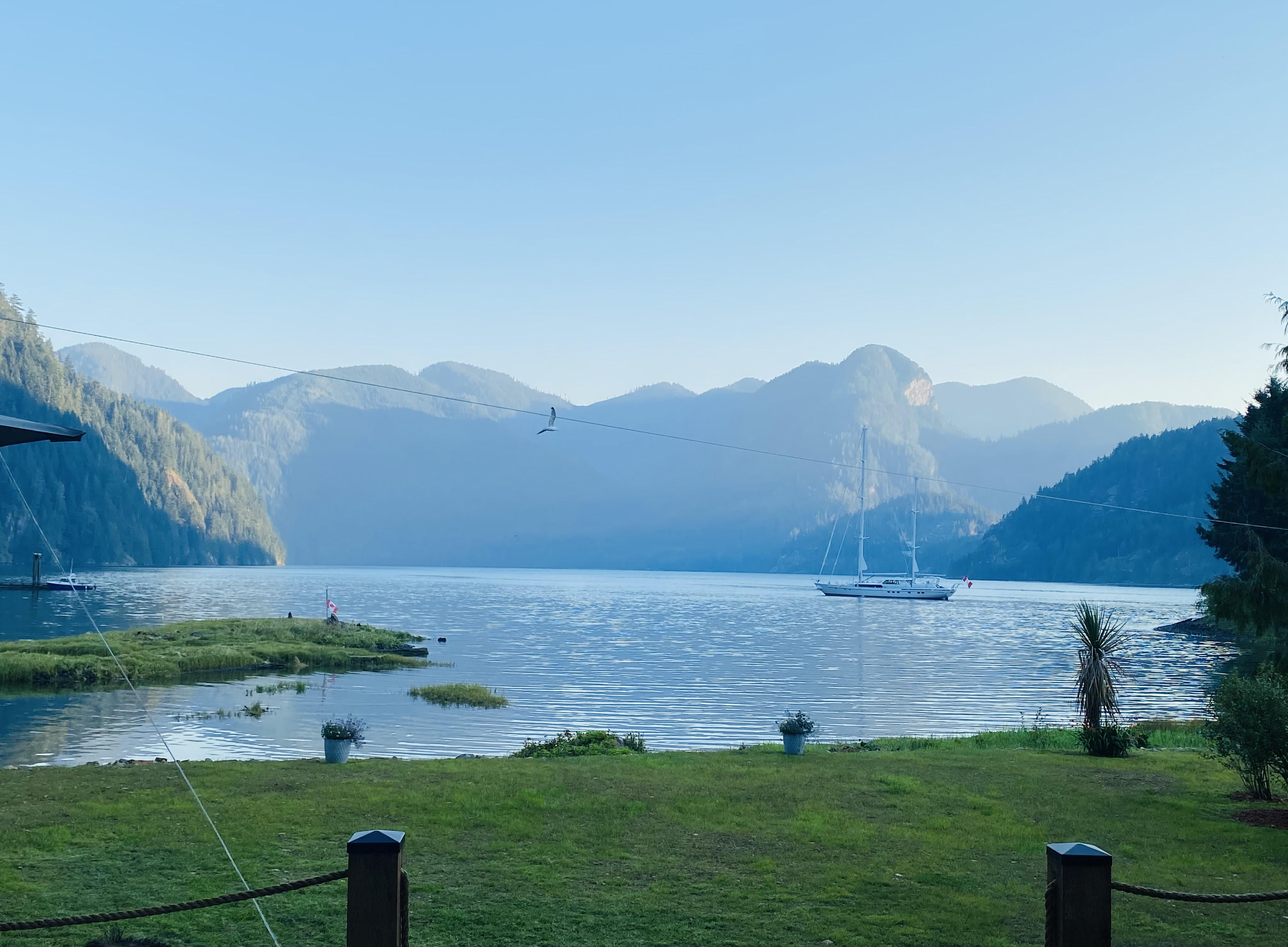 Nootka sound zeballos oceanfront view