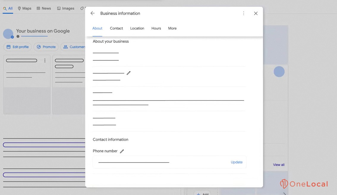 Updating Business Information on Google